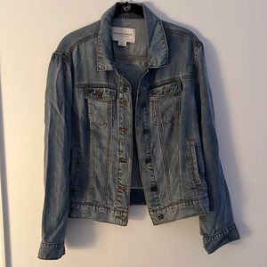 Anthropologie jean shirt jacket